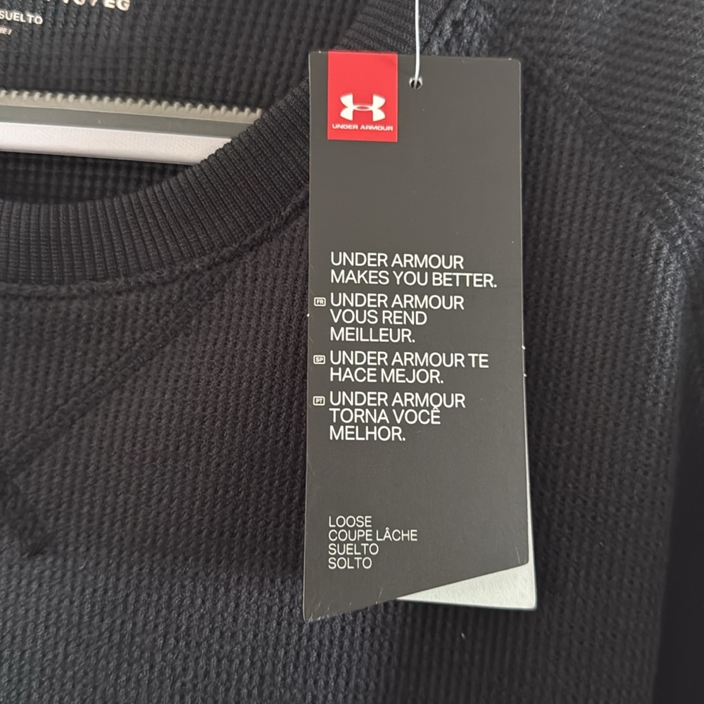 Under Armour Men's Black Long Sleeve Shirt - Picture 4 of 4